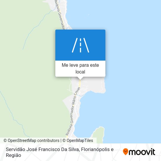 Servidão José Francisco Da Silva mapa