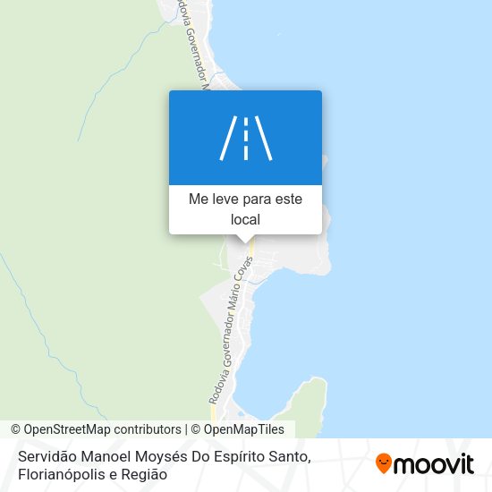 Servidão Manoel Moysés Do Espírito Santo mapa