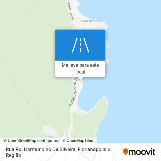 Rua Rui Hermundino Da Silveira mapa