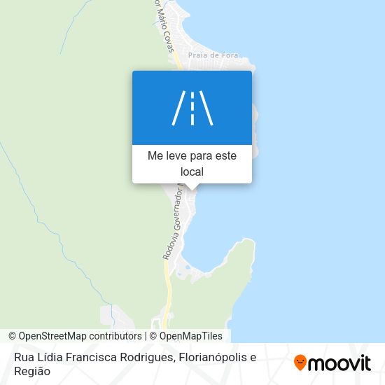 Rua Lídia Francisca Rodrigues mapa