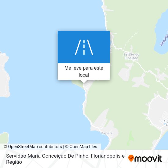 Servidão Maria Conceição De Pinho mapa