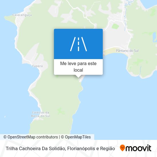 Trilha Cachoeira Da Solidão mapa