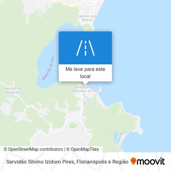 Servidão Silvino Izidoro Pires mapa