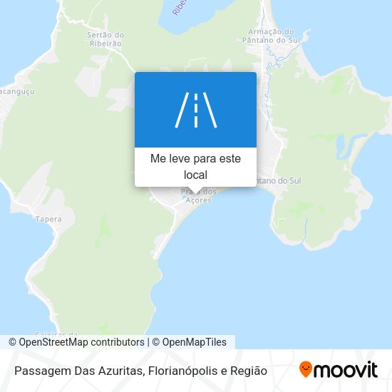 Passagem Das Azuritas mapa