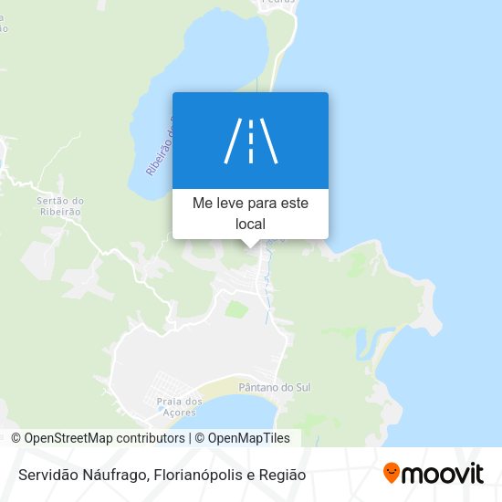 Servidão Náufrago mapa