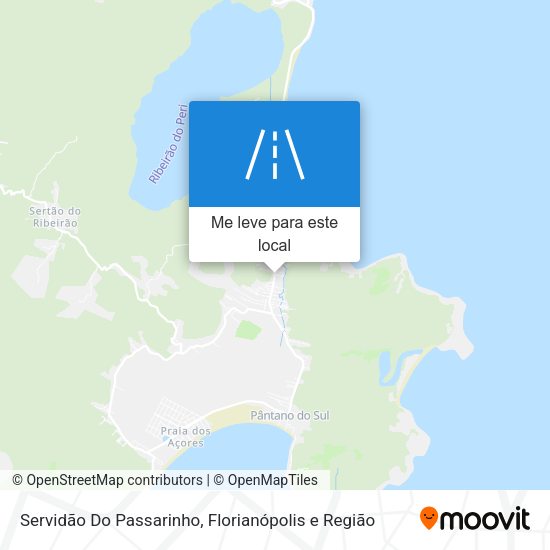 Servidão Do Passarinho mapa