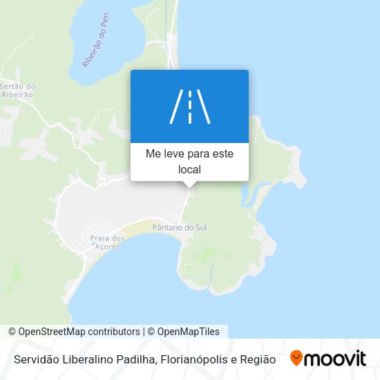 Servidão Liberalino Padilha mapa
