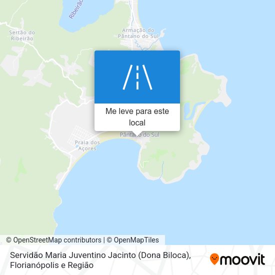 Servidão Maria Juventino Jacinto (Dona Biloca) mapa