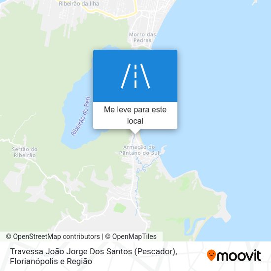 Travessa João Jorge Dos Santos (Pescador) mapa
