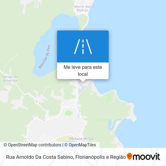 Rua Arnoldo Da Costa Sabino mapa