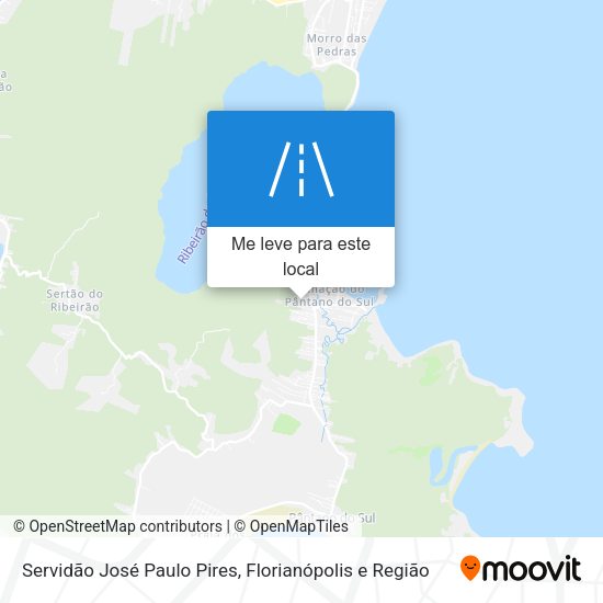 Servidão José Paulo Pires mapa