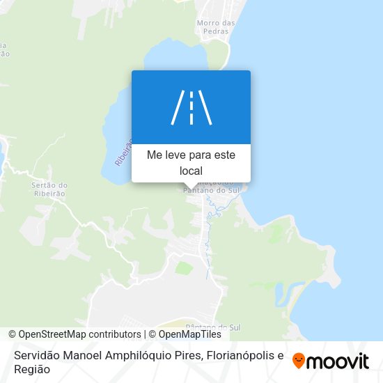 Servidão Manoel Amphilóquio Pires mapa