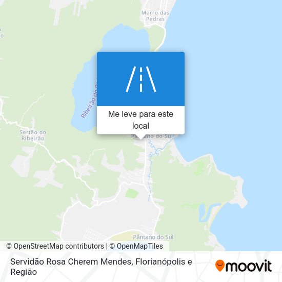 Servidão Rosa Cherem Mendes mapa