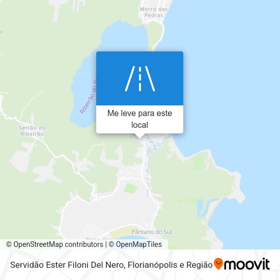 Servidão Ester Filoni Del Nero mapa