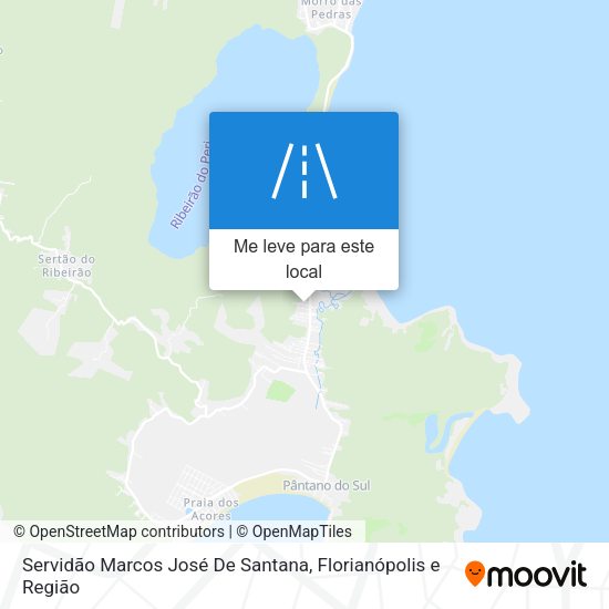 Servidão Marcos José De Santana mapa