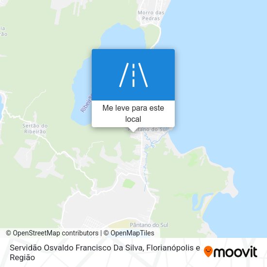 Servidão Osvaldo Francisco Da Silva mapa