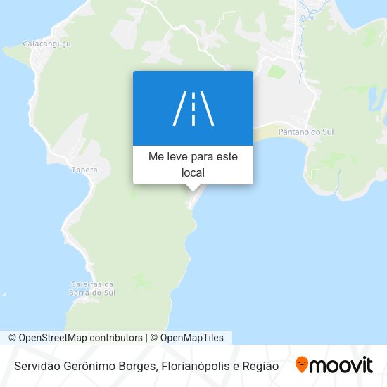 Servidão Gerônimo Borges mapa