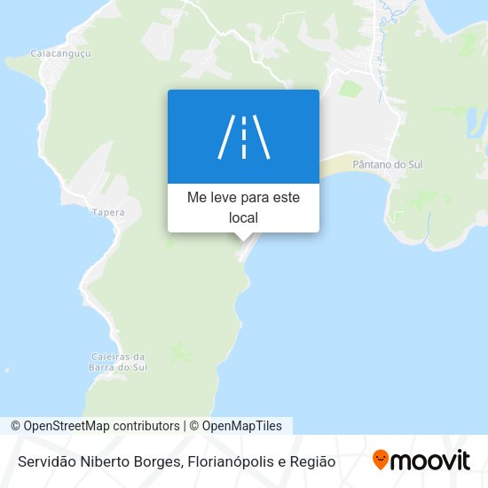 Servidão Niberto Borges mapa