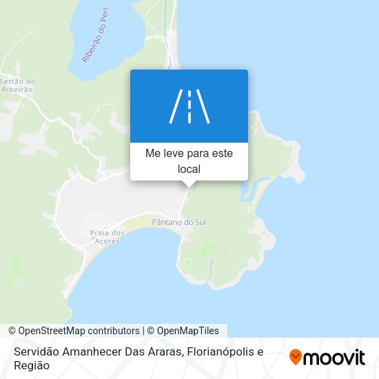 Servidão Amanhecer Das Araras mapa
