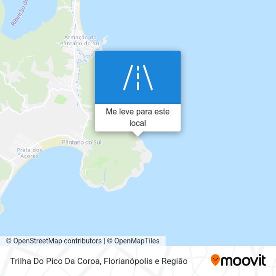 Trilha Do Pico Da Coroa mapa