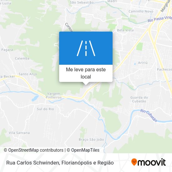 Rua Carlos Schwinden mapa