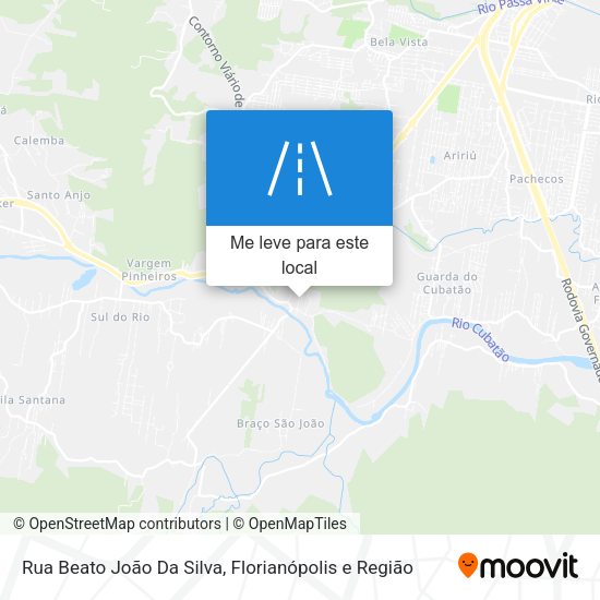 Rua Beato João Da Silva mapa
