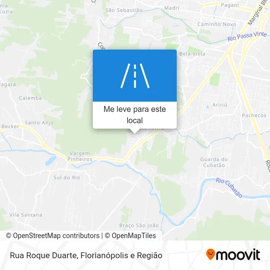 Rua Roque Duarte mapa