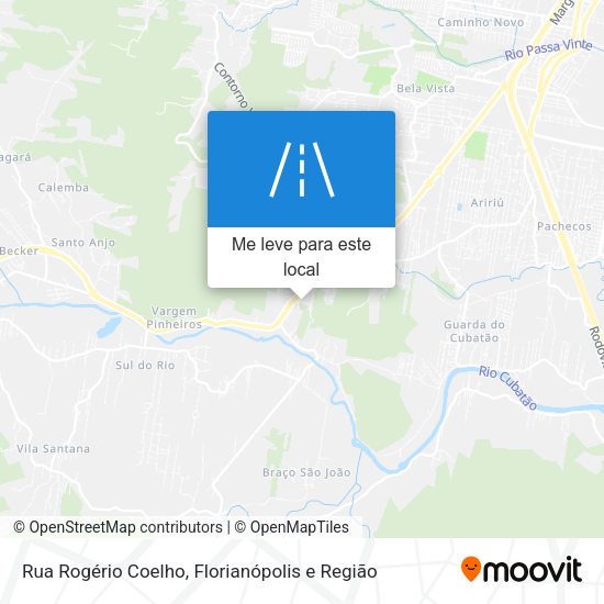 Rua Rogério Coelho mapa