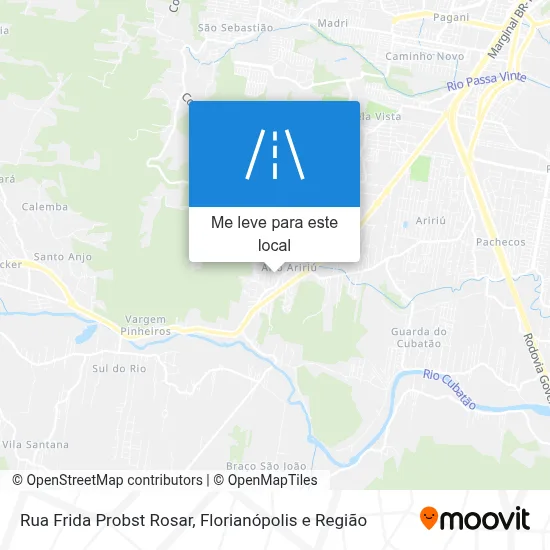 Rua Frida Probst Rosar mapa