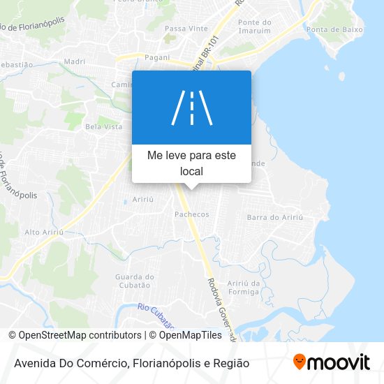 Avenida Do Comércio mapa