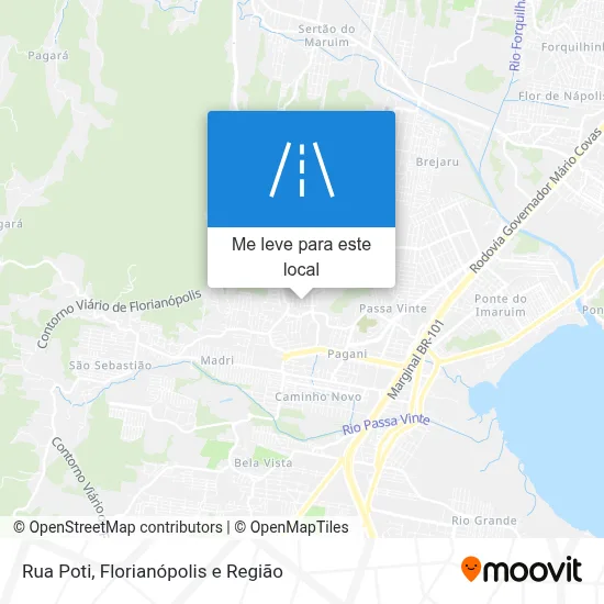 Rua Poti mapa