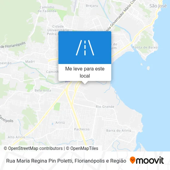 Rua Maria Regina Pin Poletti mapa