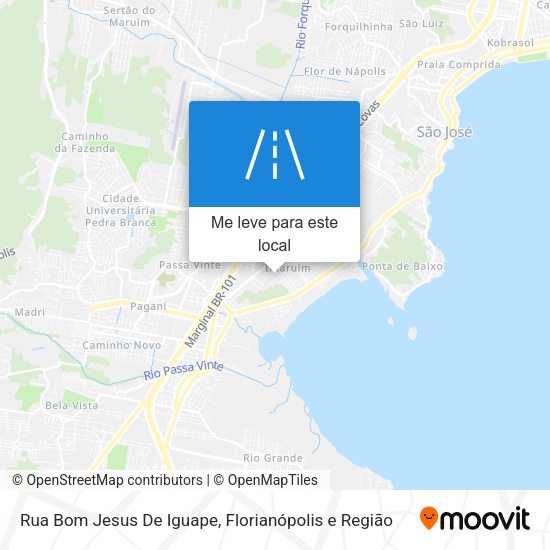 Rua Bom Jesus De Iguape mapa