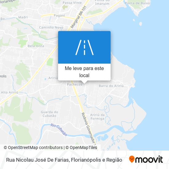 Rua Nicolau José De Farias mapa