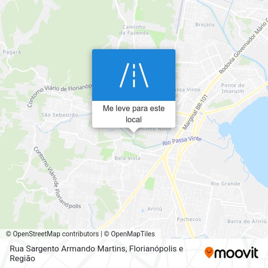 Rua Sargento Armando Martins mapa