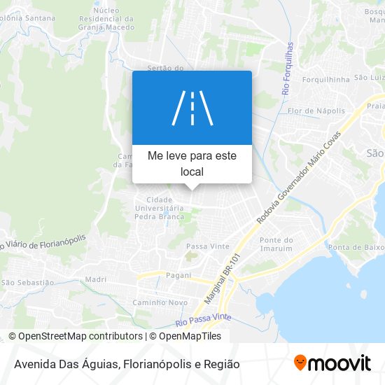 Avenida Das Águias mapa