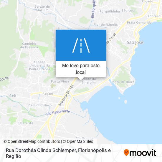 Rua Dorothéa Olinda Schlemper mapa