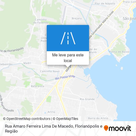 Rua Amaro Ferreira Lima De Macedo mapa