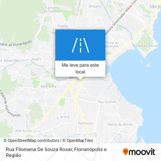 Rua Filomena De Souza Rosar mapa