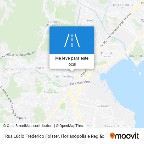 Rua Lúcio Frederico Folster mapa