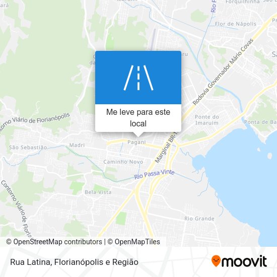 Rua Latina mapa