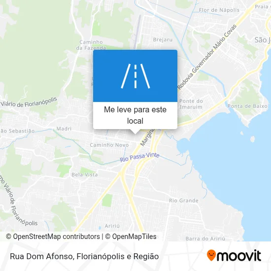 Rua Dom Afonso mapa