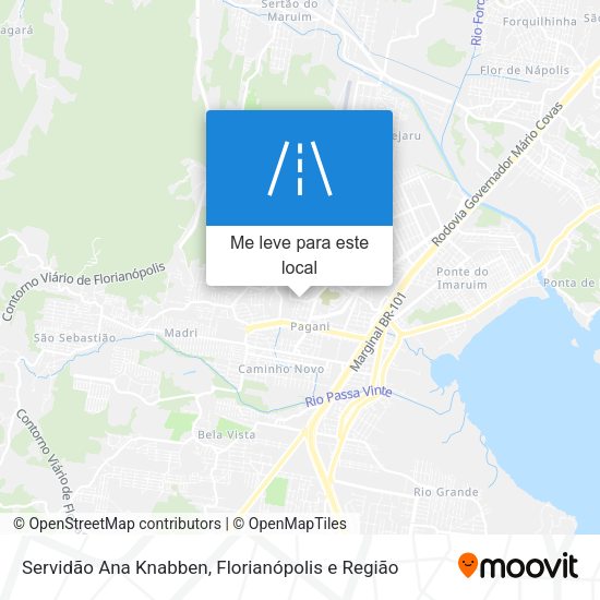 Servidão Ana Knabben mapa