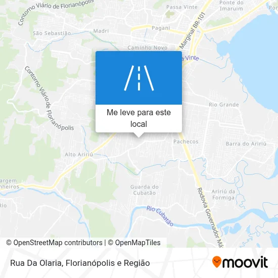 Rua Da Olaria mapa