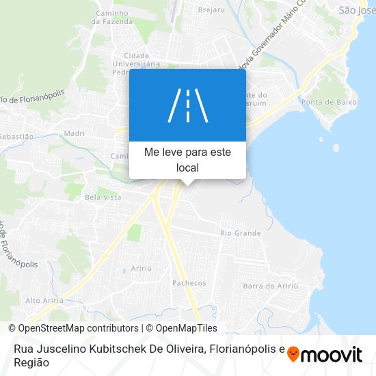 Rua Juscelino Kubitschek De Oliveira mapa
