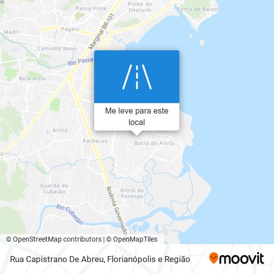 Rua Capistrano De Abreu mapa