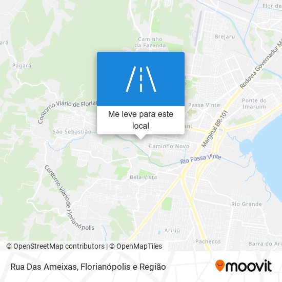 Rua Das Ameixas mapa