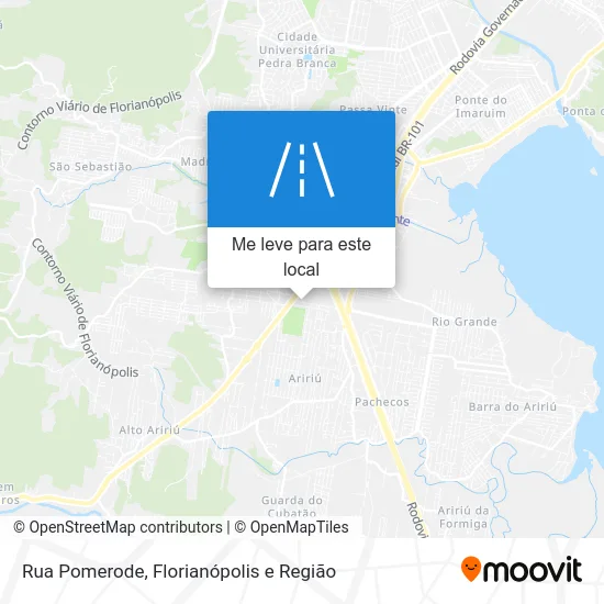 Rua Pomerode mapa