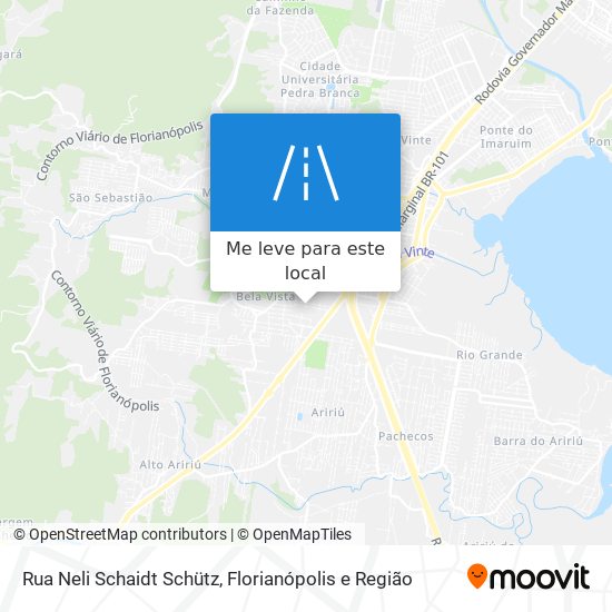 Rua Neli Schaidt Schütz mapa