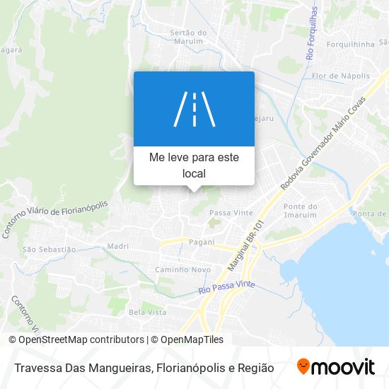 Travessa Das Mangueiras mapa